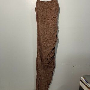 Animal Print High Low Dress